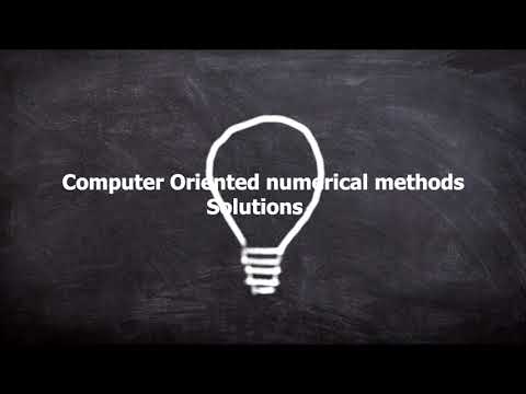 Computer Oriented Numerical Methods | Internal1_Q2