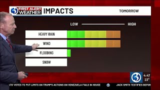 Celebrity FORECAST: A First Alert Weather Day for strong wind & heavy rain tomorrow Wealth
