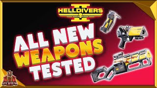 Helldivers 2 Best New Weapons - All New Cutting Edge Laser Weapon Tested & Rated