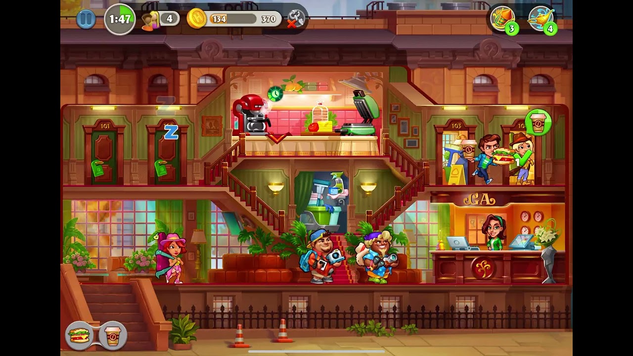 🔥 Grand Hotel Mania Golden Apple Level 22 – No Room for Mistakes! 🏨⚡