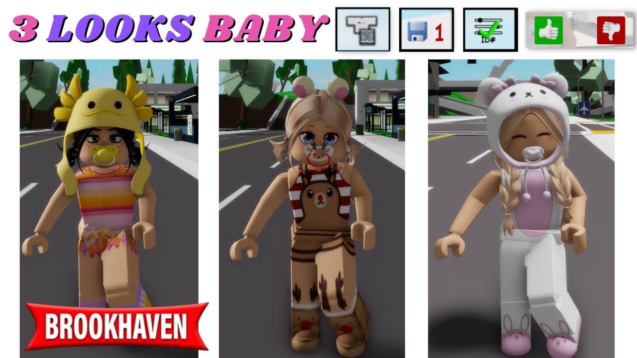 4 CÓDIGOS DE ROUPAS DE BEBÊ PARA USAR NO BROOKHAVEN RP (Roblox) ID