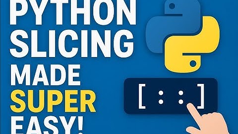 Python Slicing Made SUPER Easy! Beginners to Advanced