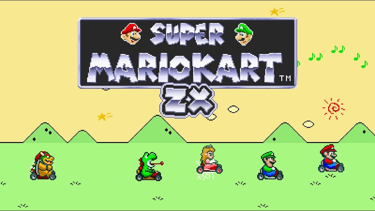 Super Mario Kart ZX Remake Fangame For PC | Thenocs