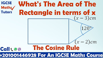 IGCSE Maths Tutors: The Cosine Rule. Solving Question 21 Paper 3H June 2017.