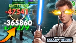 Galaxy of Heroes has released hellfire with Padawan Obi-Wan...