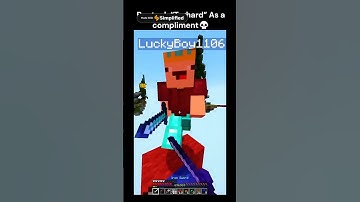 Insane Minecraft Bedwars Skills. #shorts #minecraftshorts