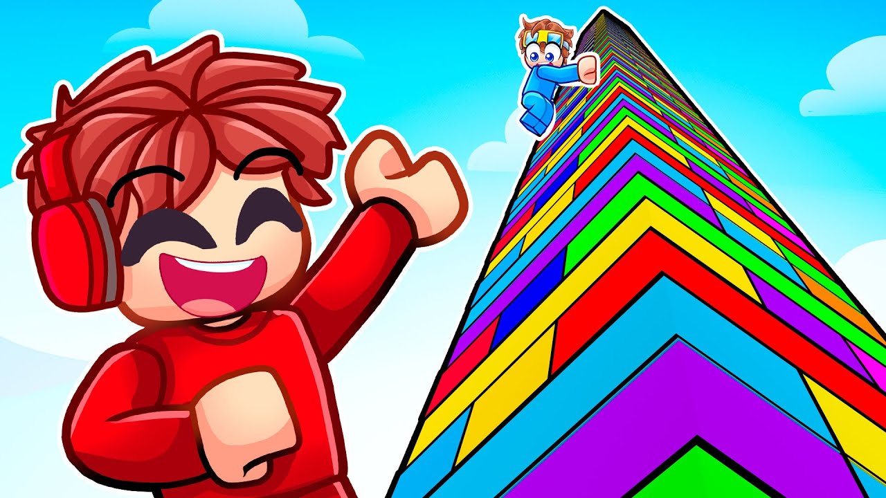 Cash vs Nico GIANT JENGA in Roblox!