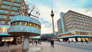 Berlin Germany Walking tour ,Unter den Linden to Alexanderplatz德國漫步-柏林【4K HDR 60fps】