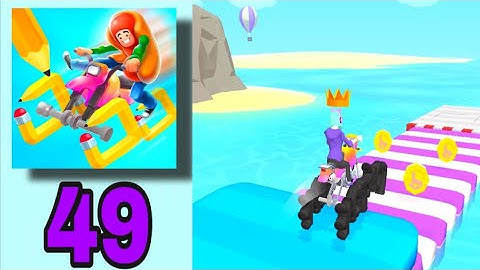 Scribble Rider ❤️ All Levels Gameplay NEW GAMES iOS, Android