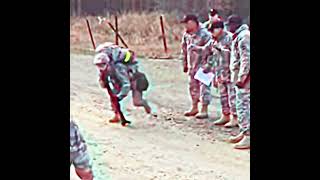 Female Captain Refuses To Give Up On 12 Mile March  #military