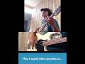 How my bass sound during practice vs how it sound in the mix