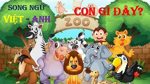 Con Gì Đây | Dạy Bé Đọc Tên Các Con Vật | Song Ngữ Anh Việt các loài động vật #9