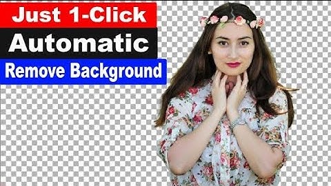 Automatic Background Remove Hidden Technology in Photoshop by 1 Click