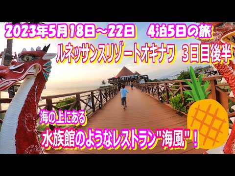 2023年5月最新！ルネッサンスリゾートオキナワ3日目後半！ナゴパイナップルパーク＆ホテルディナー「海風(うみかじ)」 Pirt⑤