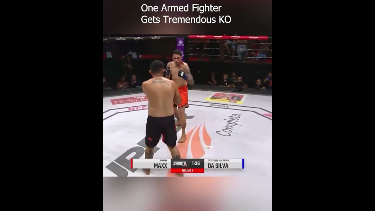 One Armed Fighter Enters Flow State, Gets Ko