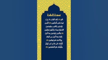 اكتب شيئ تؤجر عليه / سورة البقرة / الشيخ ياسر الدوسري