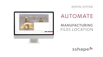 3Shape Automate – Location of the manufacturing (Spanish)