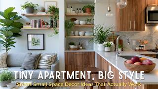 You’ll Wish You Knew These Space-Saving Hacks Sooner | Genius Tiny Apartment Ideas