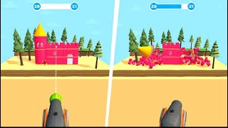Slingshot Smash game. Shooting range. Gameplay Walkthrough.🎮 screenshot 1