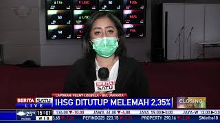 IHSG Ditutup di Zona Merah dengan Pelemahan 2,35 Persen