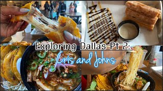 Exploring Dallas Pt 2: Cris and Johns | Vietnamese Street Food | I Am Fee Tv