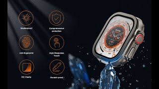 Wsken Apple Watch Ultra 2Ultra Screen Protector Anium Alloy Frame Installation Video