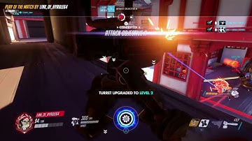 below average torbjorn play of the game // Overwatch Highlight Gameplay Clip