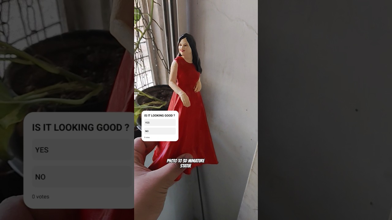 CONVERT PHOTO TO 3D MINIATURE STATUE | 