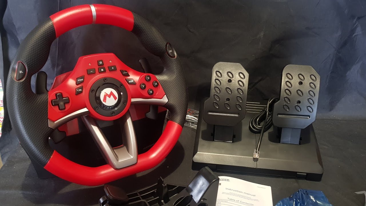 Unboxing: Mario Kart Racing Wheel Pro Deluxe for Nintendo Switch - YouTube