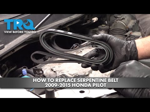 How to Replace Serpentine Belt 2009-2015 Honda Pilot