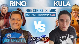 KOF XV 🏆 RINO vs KULA - Fire Strike Road to Evo Losers Final