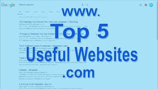 Top 5 Useful Websites You Don't know Exist Best 5 Useful Website To Don T Know It Exist Part 1