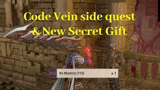 Celebrity Code Vein Dominic Side quest/Rv mastery/provisional government center/npc Profile