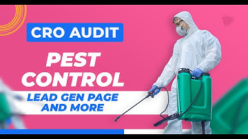 Pest Control Lead Gen Page Best Practises and More Landing Page Audits