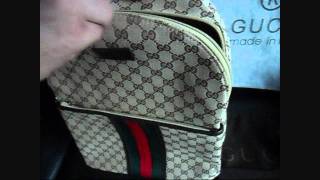 authentic gucci backpack