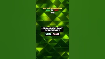 VRAI OU FAUX ? #quiz #vraioufaux #culturegenerale #culturegénérale #question #cultureg #quizz