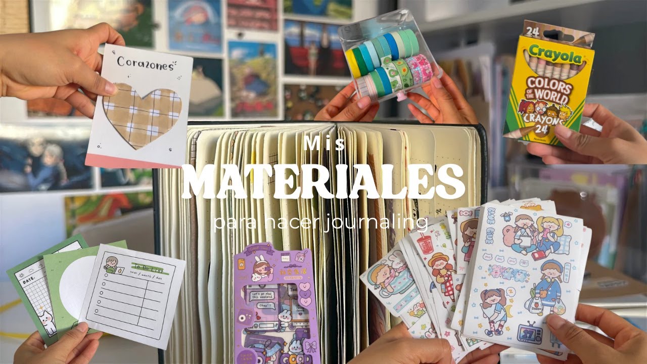 Mis materiales para hacer Journaling + Tour por mi escritorio 🌟୨ৎ