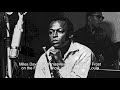 Miles Davis 1953 Interview with DJ Harry Frost on KXLW, East St. Louis