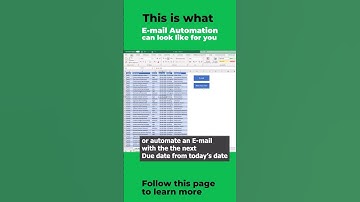 Excel VBA Email Automation: Streamline Your Workflow! #shortsvideo #vba #exceltips #automation