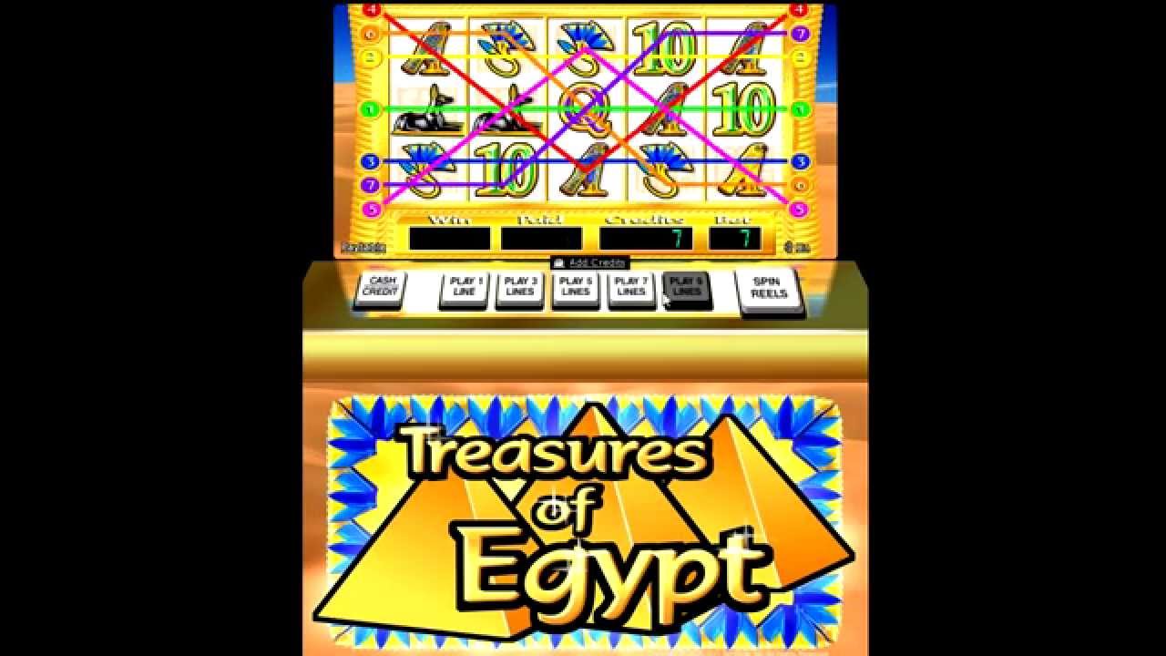 Treasures of egypt slots free games