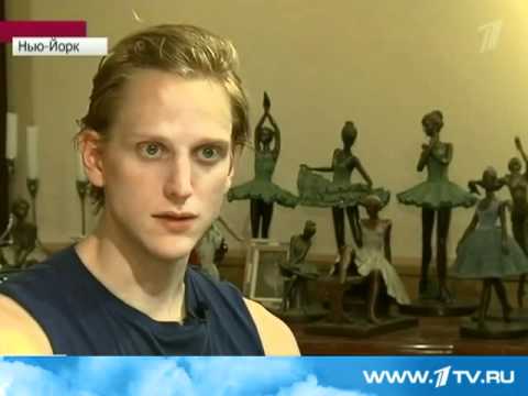 David Hallberg on Russian TV news / 1