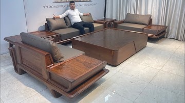 Sofa Gỗ Óc Chó Bắc Mỹ