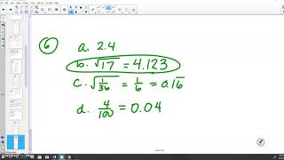 Benchmark #1 Study guide Anwers Pre Algebra (part 1)