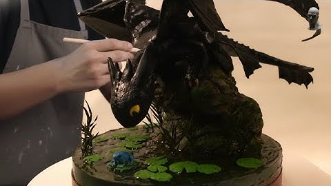 Handmade Sculpting Toothless Dragon And Frog | Clay Timelapse #satisfyingclayart 