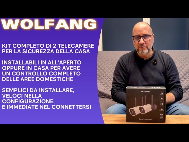 Wolfang Kit 2 Security Cameras - Unboxing e Recensione Completa