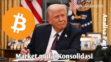 Live Analisa Pagi - Bitcoin mulai create Base, Konsolidasi tanda pembalikan arah