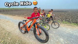 Riding New Fat Bike With Friends 😅 Cycle Ride 😍