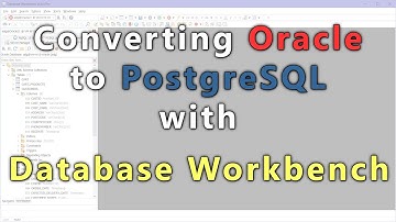 Database Workbench - Convert an Oracle database to PostgreSQL