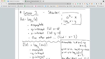 Maths AA SL - Transformations of Log Fns 2.webm