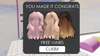 HURRY, ROBLOX MADE A FREE HAIR OBBY😳✨